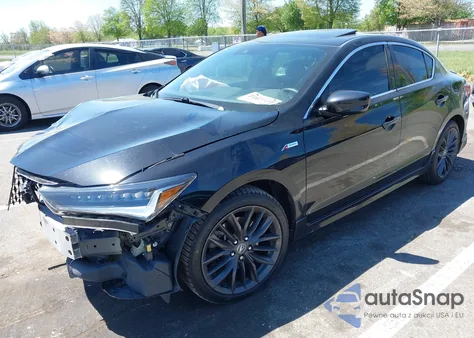 2020 Acura Ilx Premium A-Spec Packages/Technology A-Spec Packages из США, поврежденный, VIN 19UDE2F84LA012020